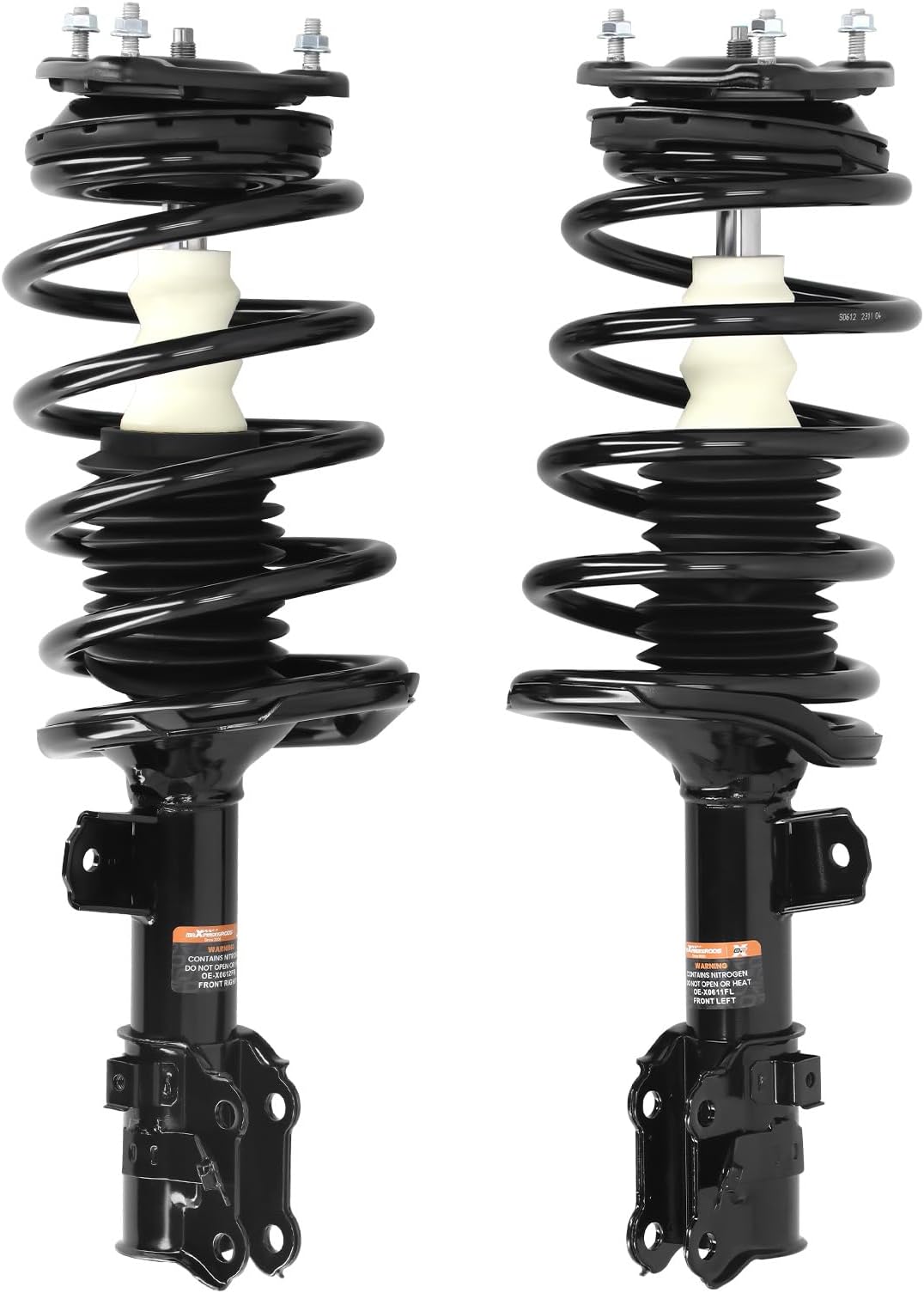 maXpeedingrods 2Pcs Front Struts for Hyundai Accent 2006-2011 Kia Rio & Rio5 2006-2011, 172298 172297 1331579L 1331579R Shock Absorbers Struts with Coil Spring Assembly
