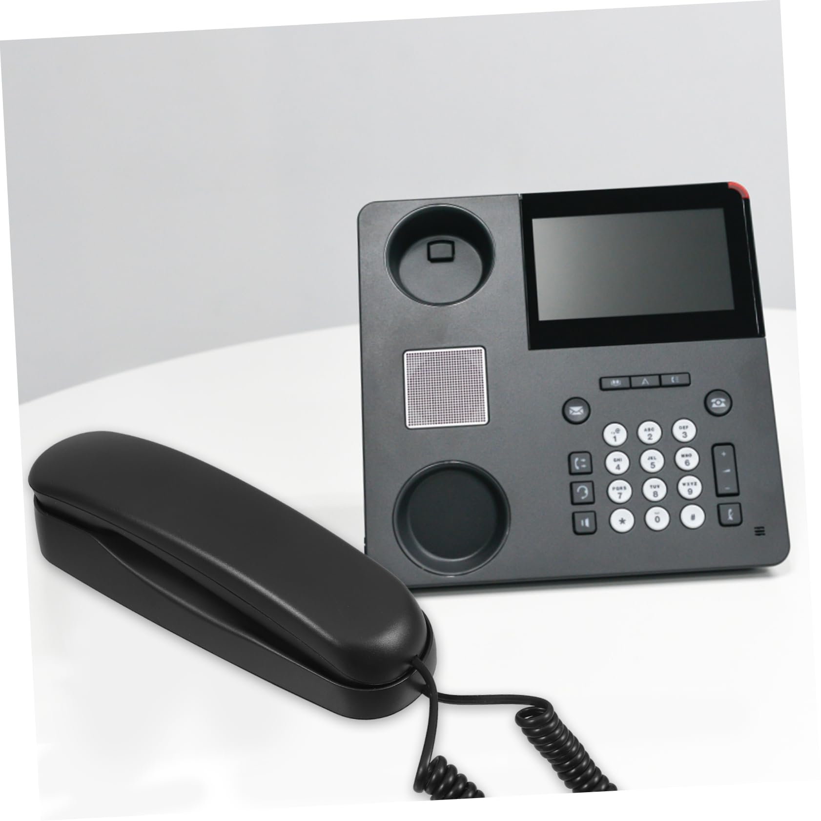 Angoily Supporto da Parete per Telefono con Filo da 5 Pezzi Azienda di Montaggio A Parete Chiamata per