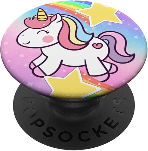 Diseño de unicornio místico. PopSockets Standard PopGrip