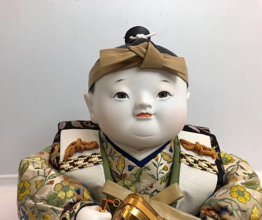 8号 おぼこ大将 篝火 大 おぼこ大将 大 金襴 ワク目 人形のみ | 人形の島田