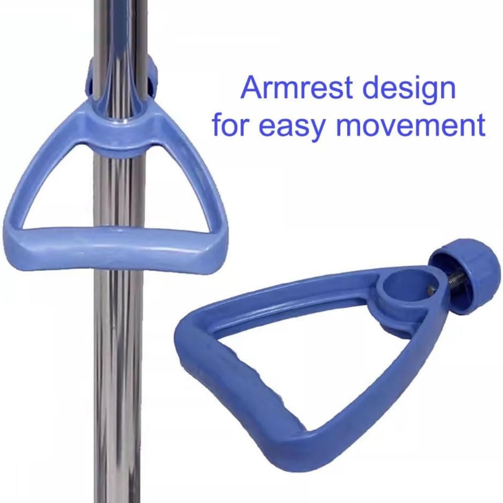 Aste portaflebo con ruote Supporto da pavimento portatile for flebo asta per flebo | Asta telescopica con prolunga for tubo in acciaio inox a 4 ganci