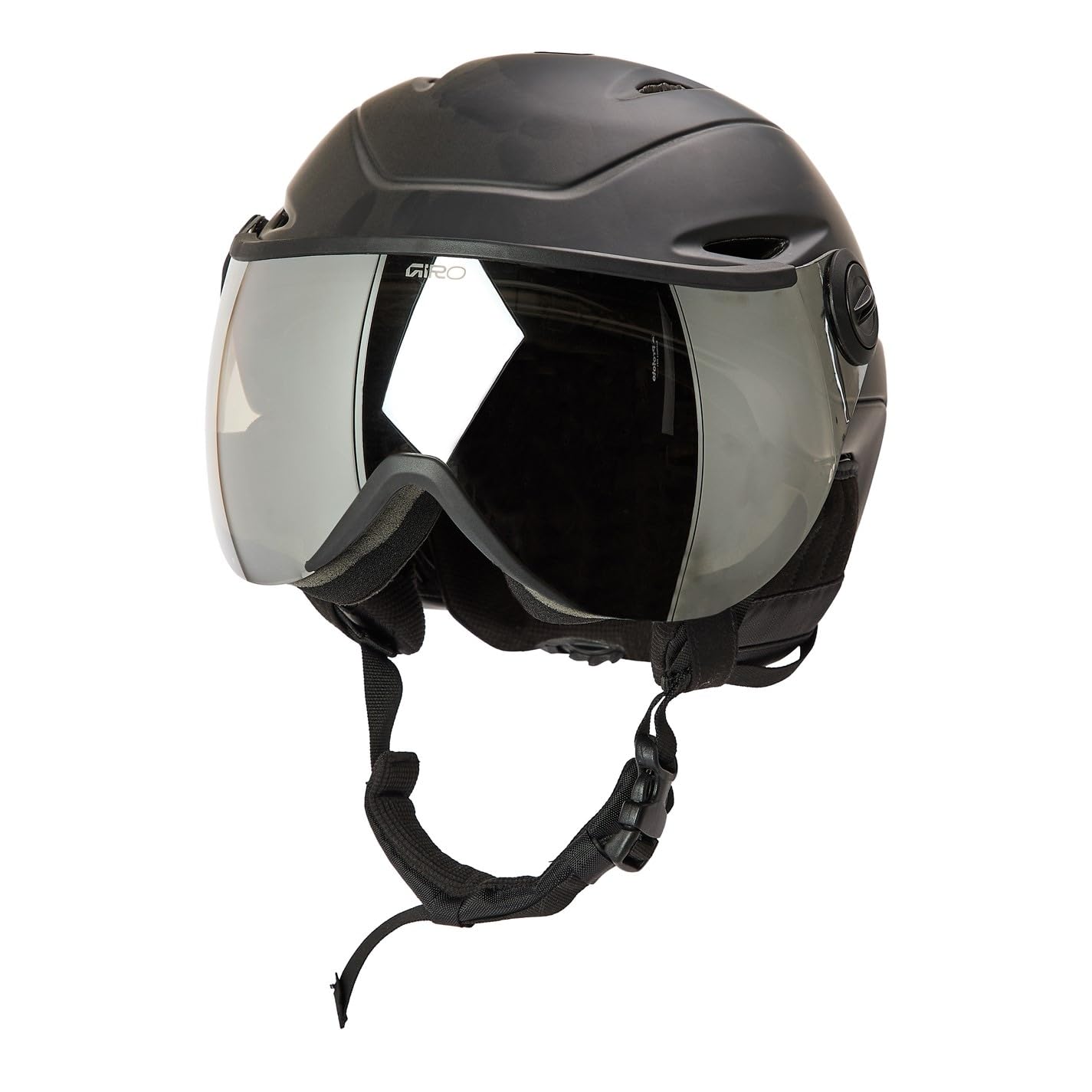 Giro Vue MIPS - XL Skihelm mit klappbarem Visier, UV-Schutz, verstellbarem In Form Fit System, In-Mold-Konstruktion, regulierbarer Belüftung, MIPS-Schutz, Farbe: Matte Black, Größe: M