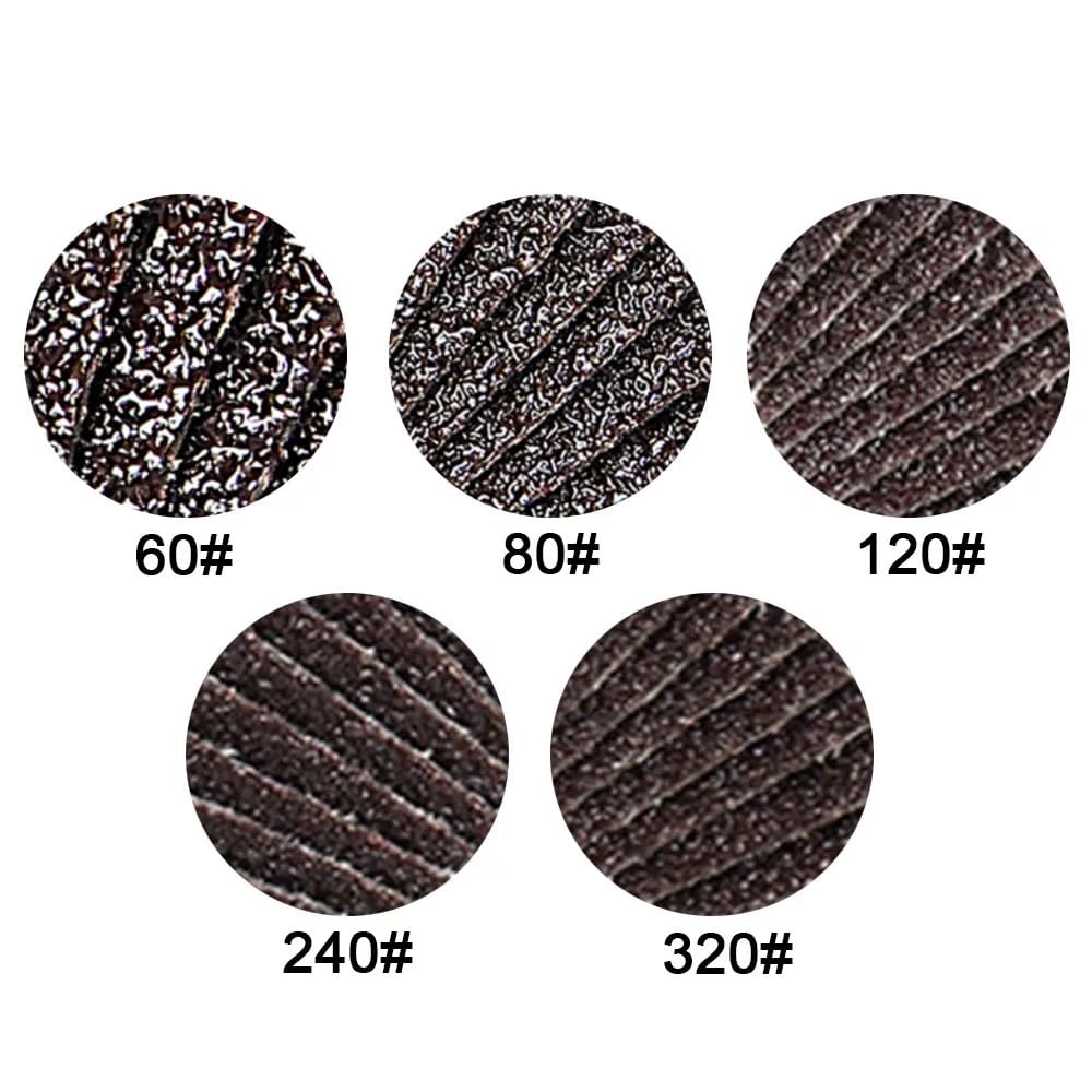 Dischi lamellari per smerigliatrice angolare, 10 Pezzi 75mm 3 Pollici Dischi abrasivi 80 Grana Mole Lame for smerigliatrice angolare