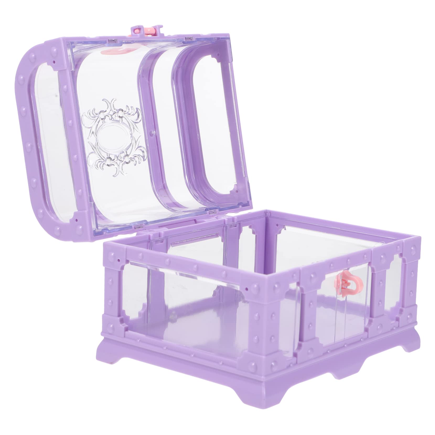 NOLITOY Pirate Chest Keepsake Box Large Treasure Chest Boys and Girls Toy Box Boys and Girls Light and Compact