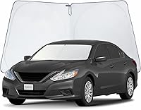 Vista 24 de CLIM ART Parasol para parabrisas para Toyota RAV4 2019-2025, parasol plegable de ajuste personalizado, protector solar del vehículo, cubierta