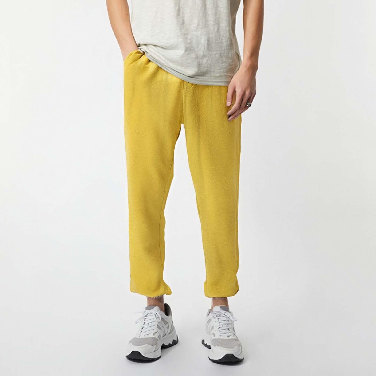 Lot de 3 Jogging Pantalon Homme Habillé Large Bas Pantalons