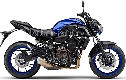 Carrocería carenados para Yamaha MT-07 2018 2019 2020 MT07 18 19 20 mercado de accesorios azul negro motocicleta carenado kits (moldeo por inyección)