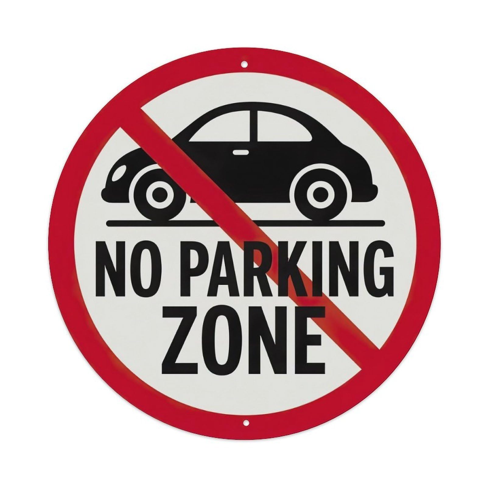Private Driveway Security No Parking Metal Tin Sign