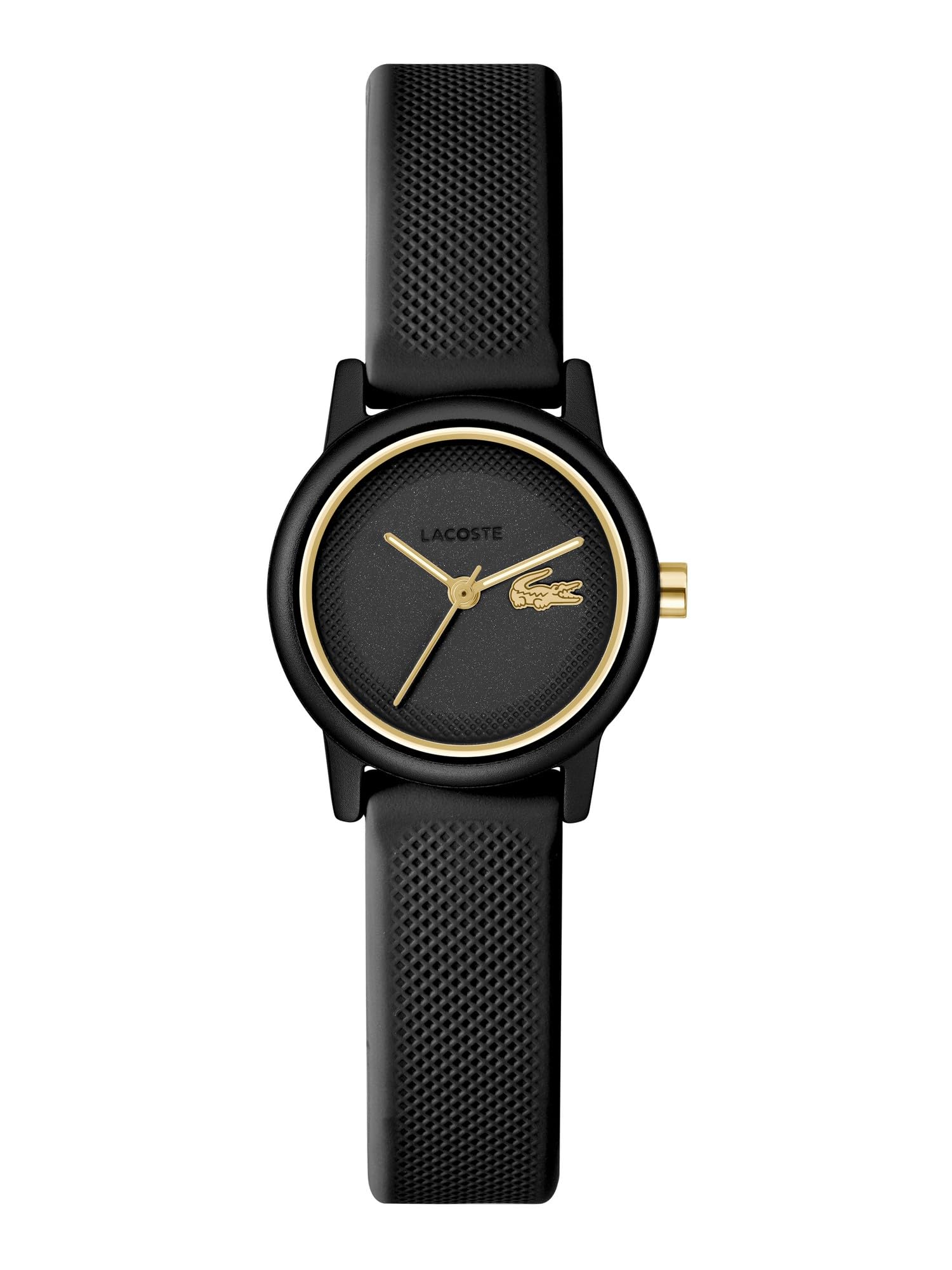 lacoste.12.12 swift qtz basic mini black round dial women's watch- 2001512