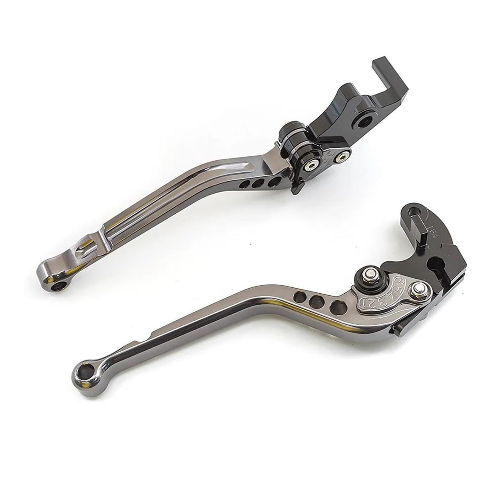 RVEVFBKBAL Motorcycle Adjustable Brake Clutch Lever for ZX10R ZX 10R 2006-2015 2007-2012 Z1000 Z1000SX Z750R ZX6R 636(177mm Gray)