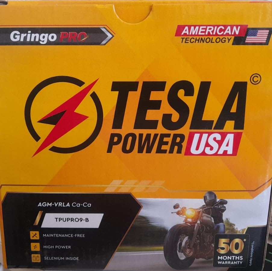Tesla Power Usa Two Wheeler Battery Tpu9 B For Bike Desertcart