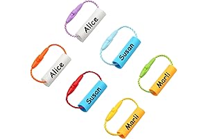 Colorful and Durable Backpack Name Tags for Kids' Belongings