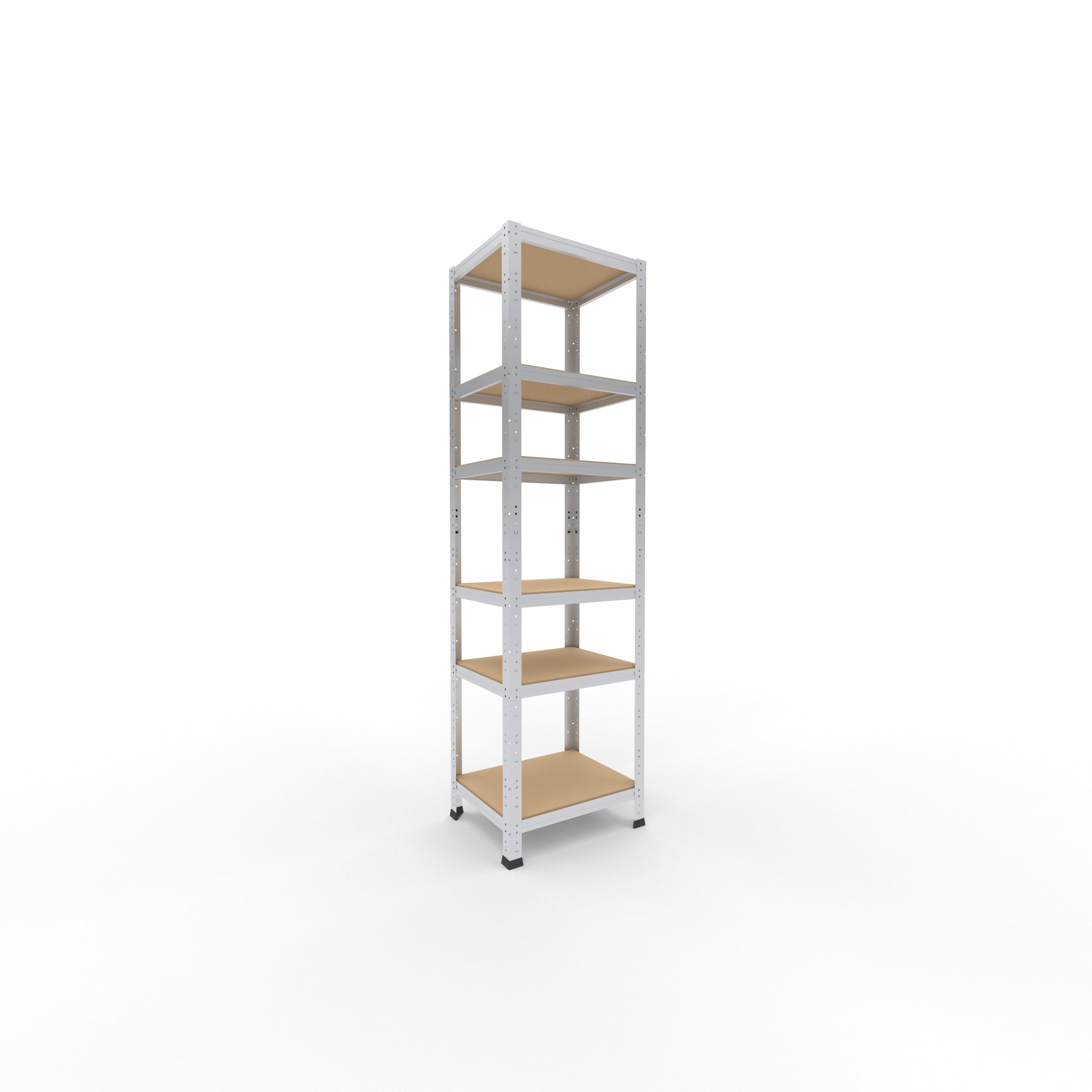 shelfplaza Home 180x50x40cm scaffale pesante zincato: 6x145kg