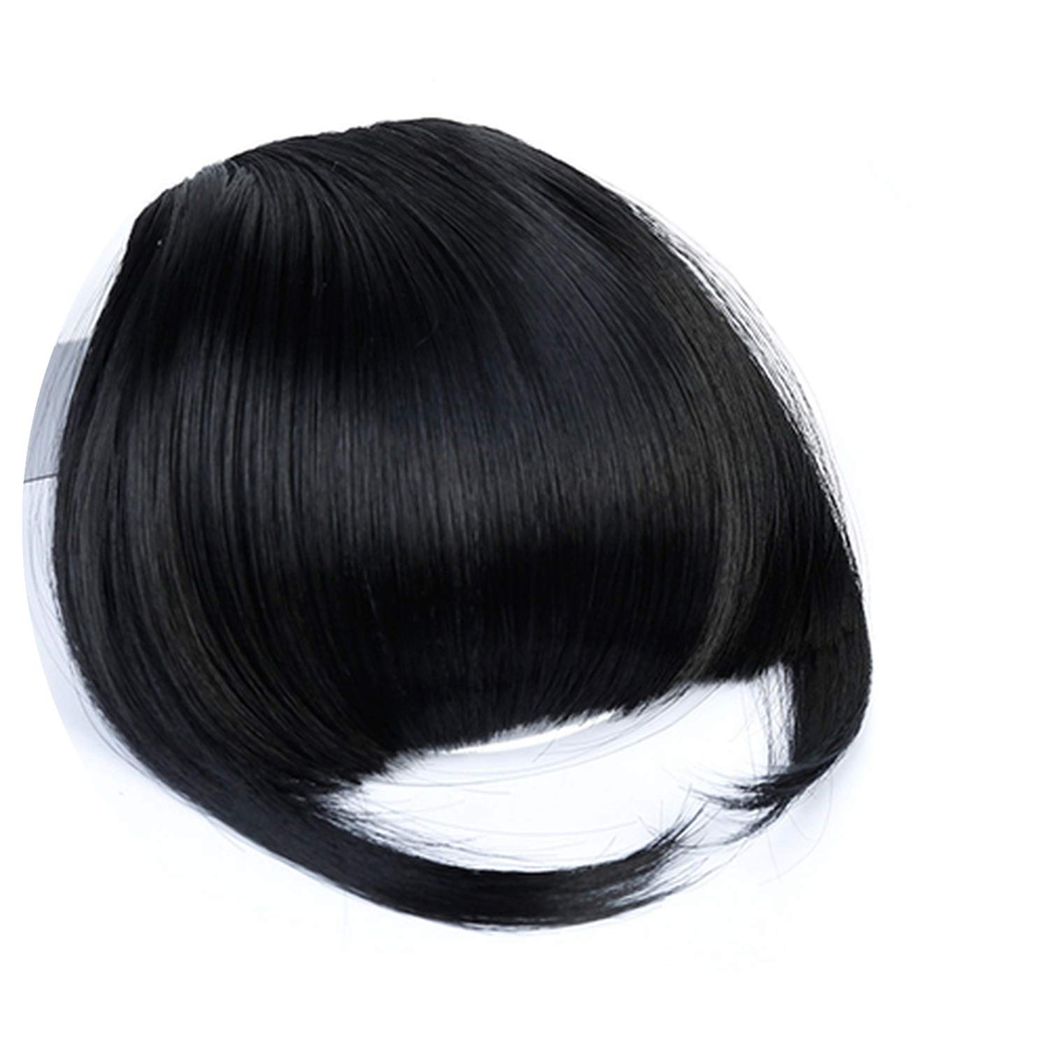 AOSI WIG Clip-In Bang Extension Blonde Hairpiece Bangs fringe Clip in Hair Extensions One Piece Straight Hairpiece Accessories,#16,6inches