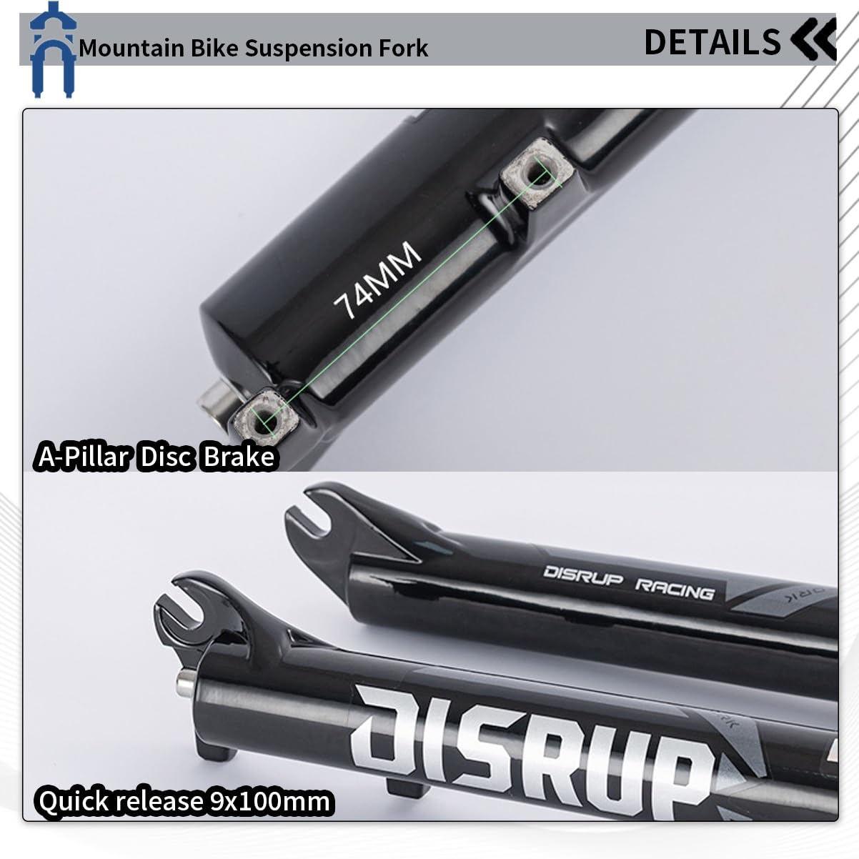 Amazon.co.jp: MTB エアフォーク 26 27.5 29インチ マウンテンバイク