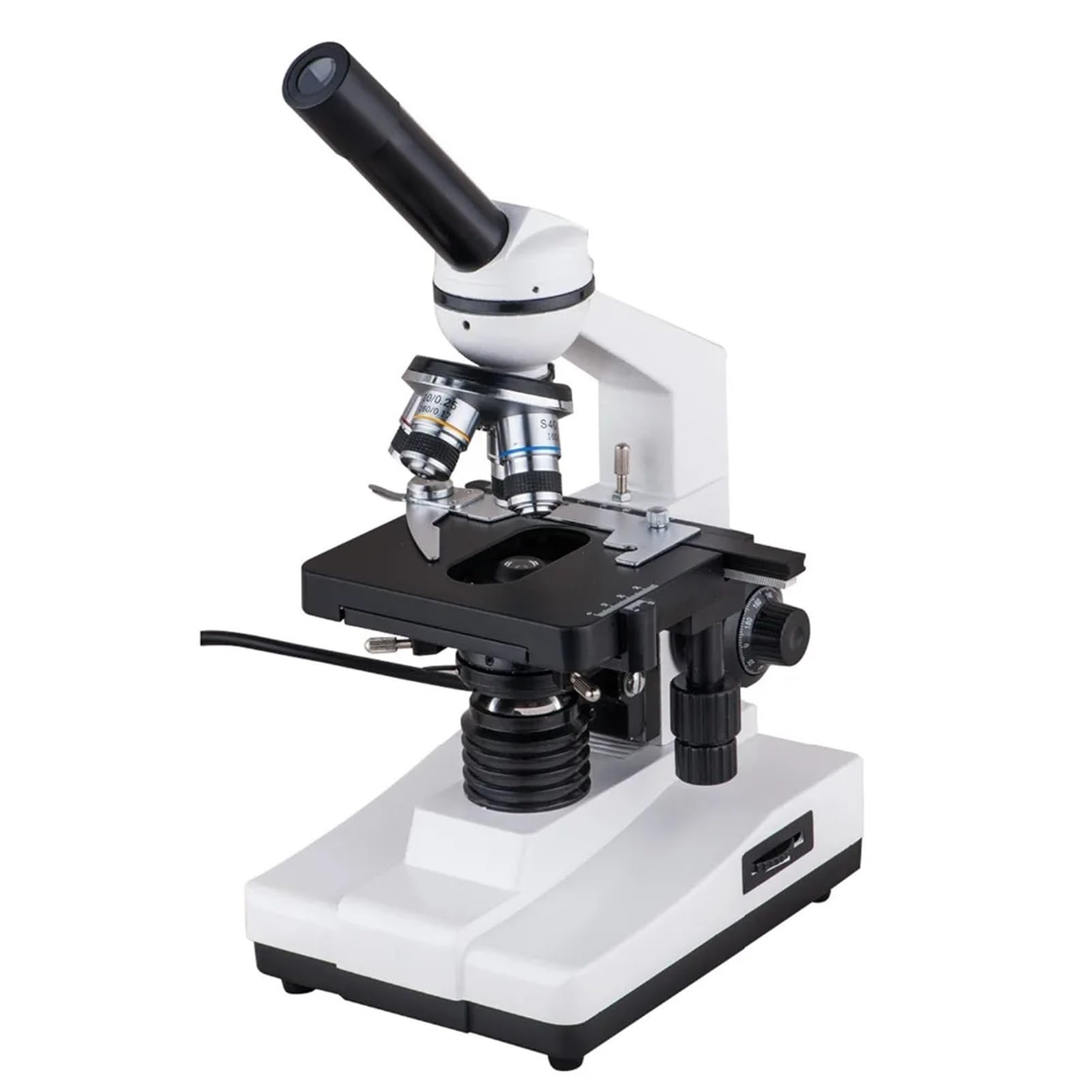 Mikroskop Biologiczny Monokularowy A Led Xp201 40X-1600X Dla Studentów Delle Scuole Superiori - Dla Laboratoriów Naukowych I Naukowych W Domu.
