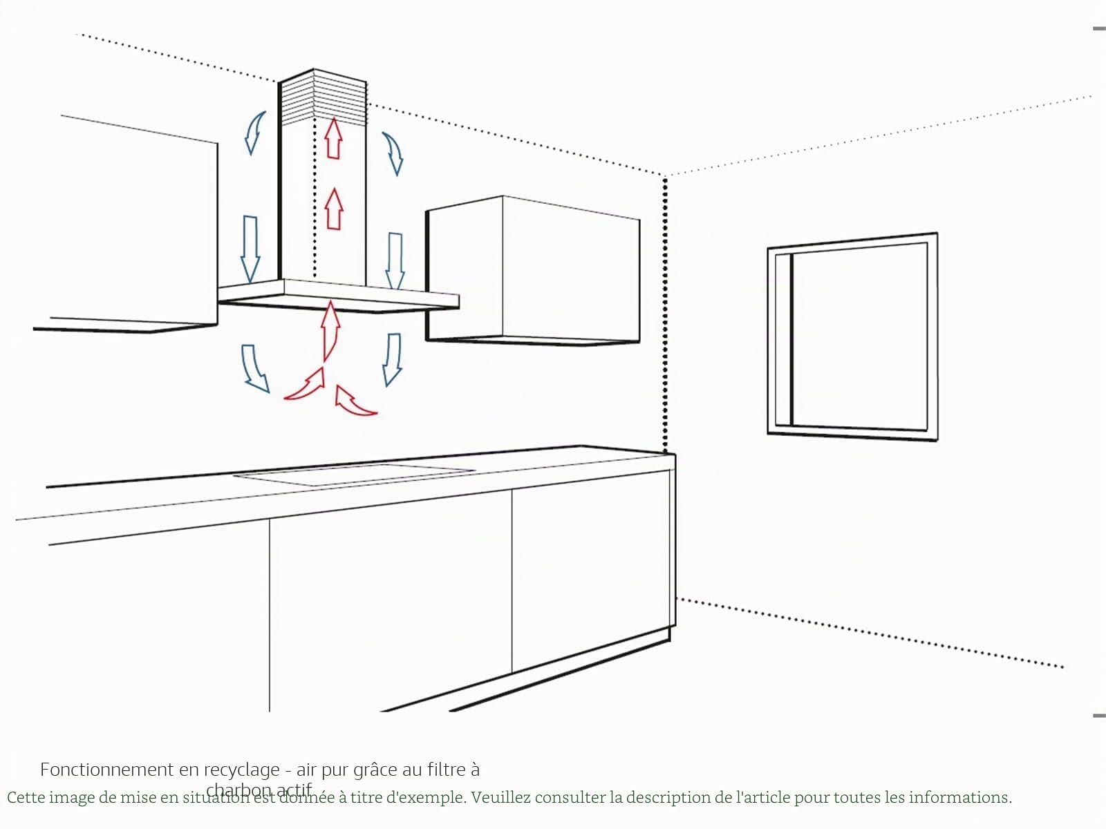 Bosch DWP96BC50 hotte 600 m³/h Monté au mur Acier inoxydable A - Hottes (600 m³/h, Conduit, A, A, C, 69 dB)