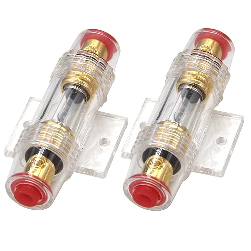 ZOOKOTO Bloque de fusibles AGU en línea de 100 amperios para cable de calibre 4810, 2 unidades