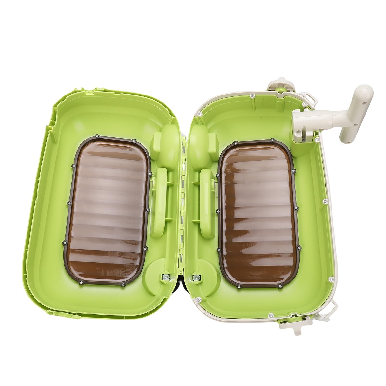 Kinder Fahren mit Gepäck, Fahrt auf Koffer für Kinder mit Rädern, Leichtes Kleinkind Fahrbares Kleines Koffer REIT Gepäck für Reise Kinder (Green)