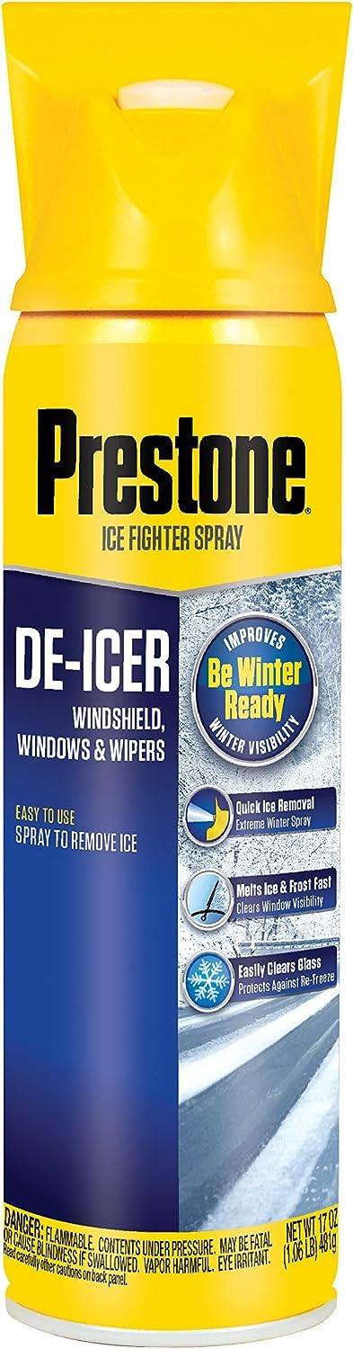 Prestone AS244 Windshield De-Icer - 17 Ounce Aerosol
