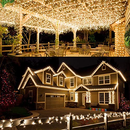 Image of XERGY Waterproof Solar Powered Led String Light for Outdoor Decoration,Solar Ladi, 120 Led'S (Warm White)