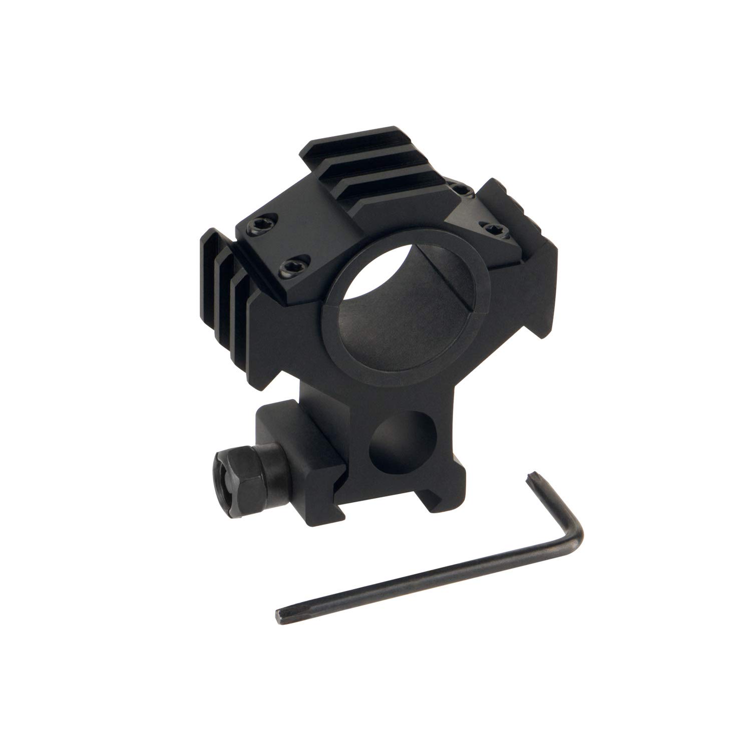 RALSPEC 2 X Low Profile Rifle Scope Mounts 25.4mm / 1" Rings For 20mm Weaver/Picatinny Rail Tall Optics Mount Qd Quick Detach Airsoft - View #5