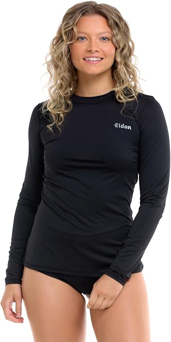 EIDON Womens Sun Seeker Long Sleeve Rashguard with UPF 50