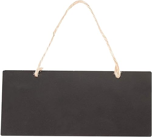 Miniatura 5 de Juvale Paquete de 6 letreros colgantes pequeños para pizarras para bodas, restaurantes, decoración del hogar (7 x 3 pulgadas)