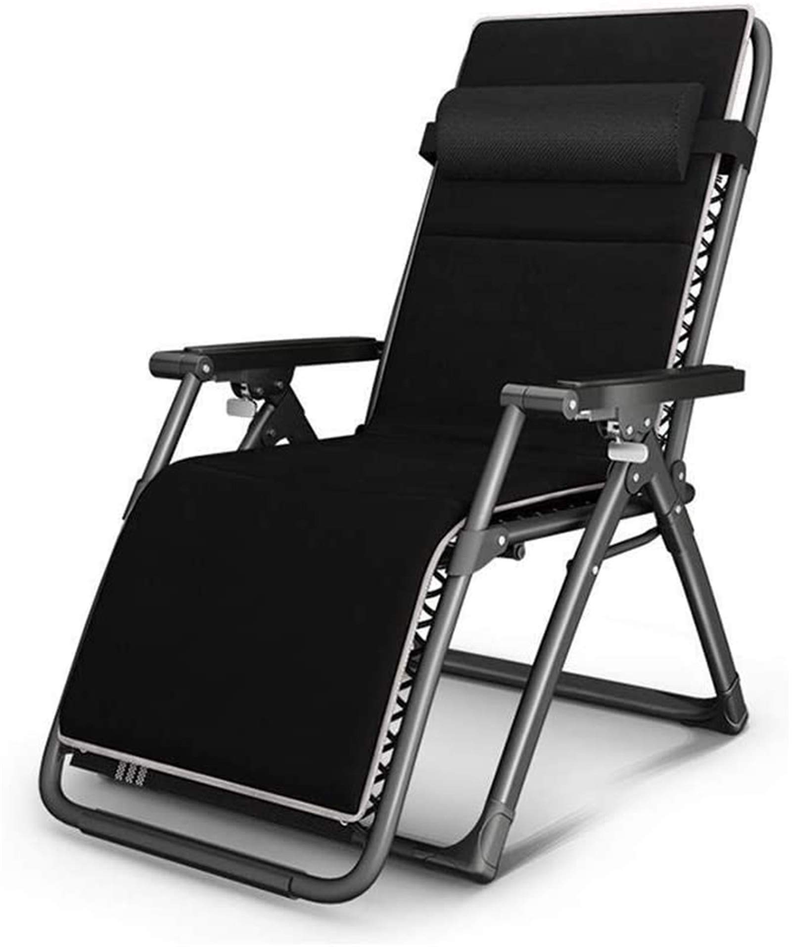 Chaise longue légère inclinable et pliante pour camping jardin et plage