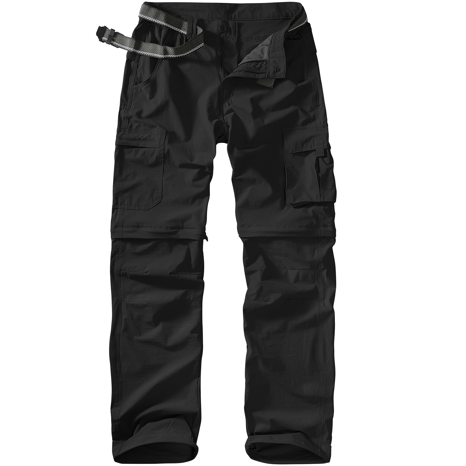 Hiking Pants Men Convertible Quick Dry UPF 50 Lightweight Zip Off Safari Fishing Travel Cargo Trousers