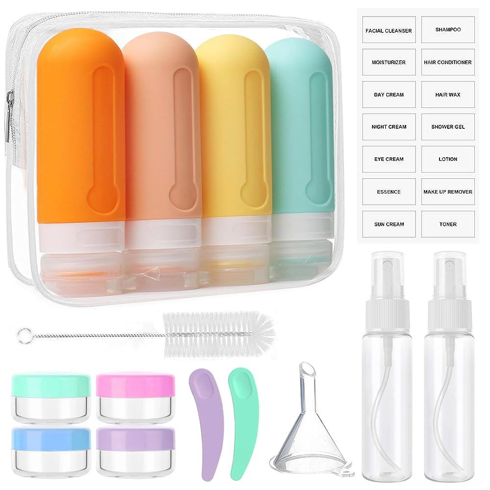 RORPOIR 3-teiliges Set Silikon-Flaschenverschlüsse - Anti-Auslauf-Adapter Für Trinkflaschen