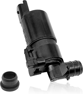RBOKO Windshield Washer Pump for 2004-2015 Nissan Titan & 2009-2015 Frontier - Replaces OEM 28920-7S200, 377150 w/ Grommet