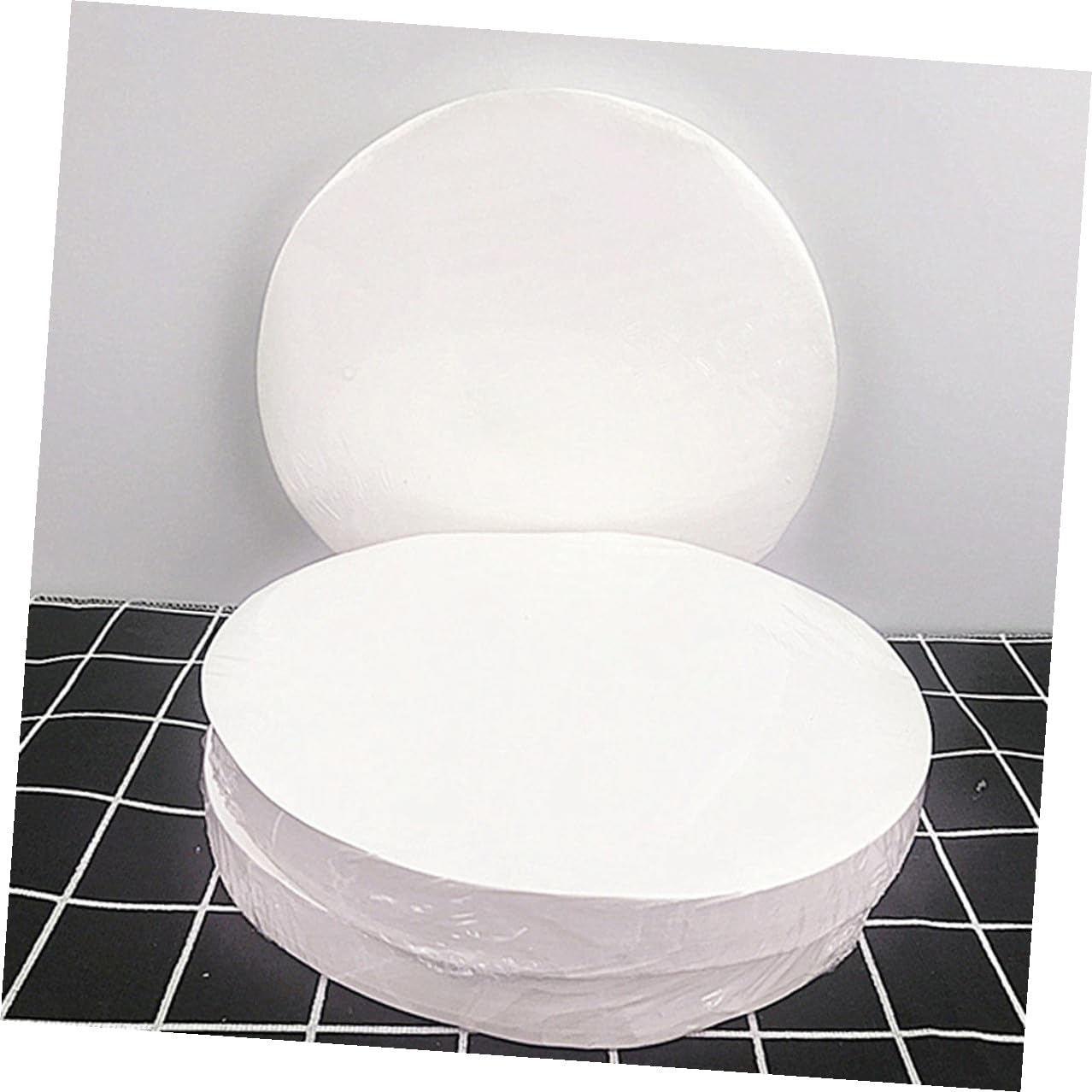 Papier Sulfurisé 500 Feuilles Rond Plat pour Cuisson et Friture