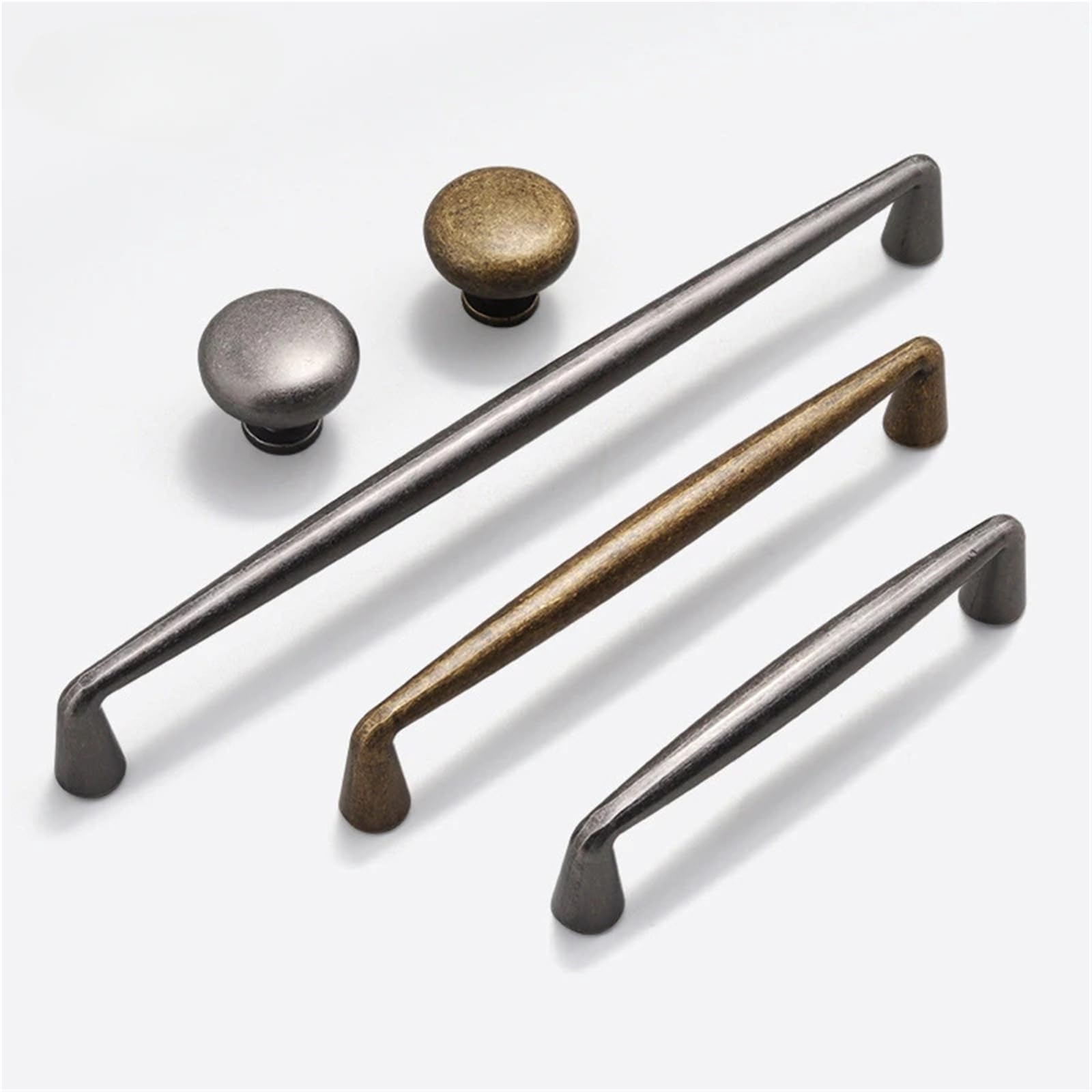 Irfhdcx Yellow Bronze-128Mm Cupboard Handles Vintage Handles For Furniture Bronze Cabinet Knobs And Zinc Alloy Drawer Wardrobes Dresser Pulls(Yellow Bronze-128Mm)
