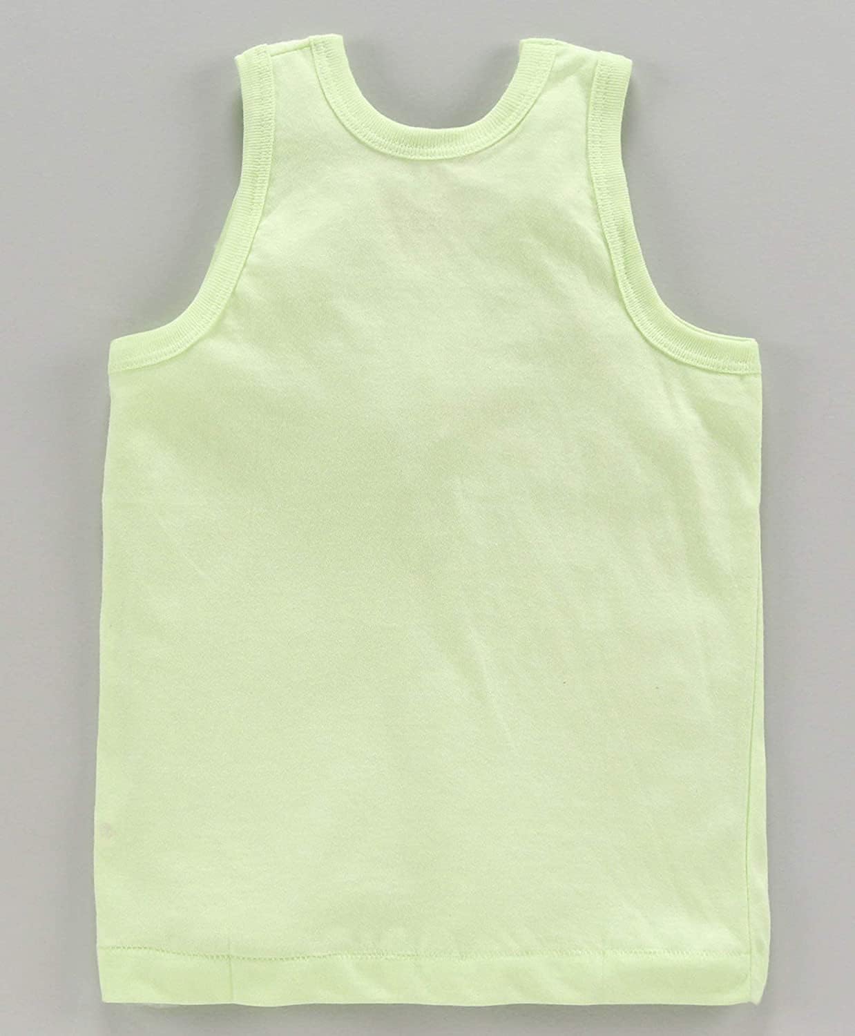 Hivata New Born Baby Boys Girls Soft Cotton Printed Pack of 6pc Inner Wear for Infants Sando Vest Kids Toddler Camisole Baniyan Multicolor (0-6 Months) 3