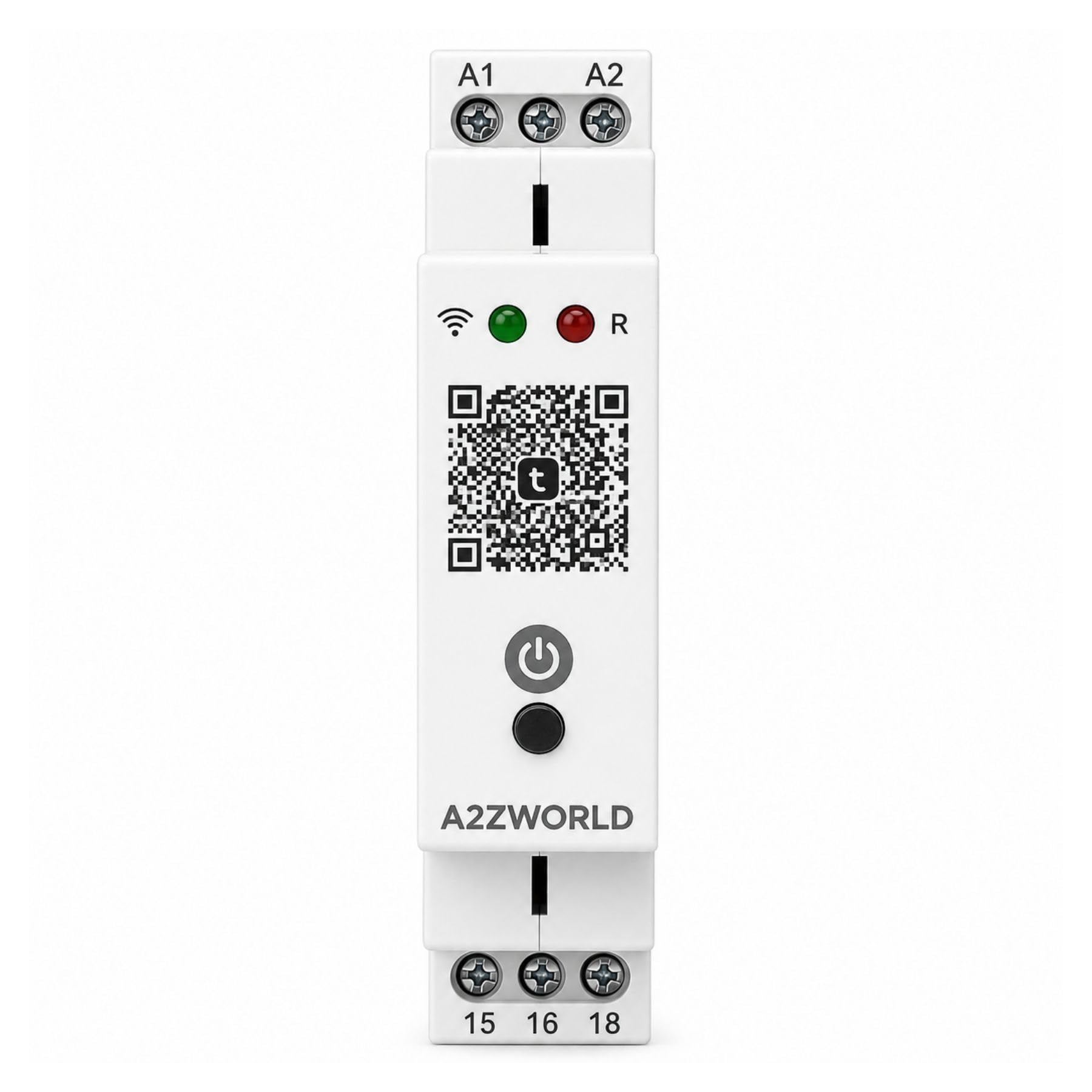 2 Pezzi Relè Temporizzato WIFI Modulare, 220V 16A, Timer Temporizzatore Smart Tuya, 1 Modulo Barra DIN, 1 contatto SPDT, Comando App e Manuale, Schedule Alba Tramonto Ciclico