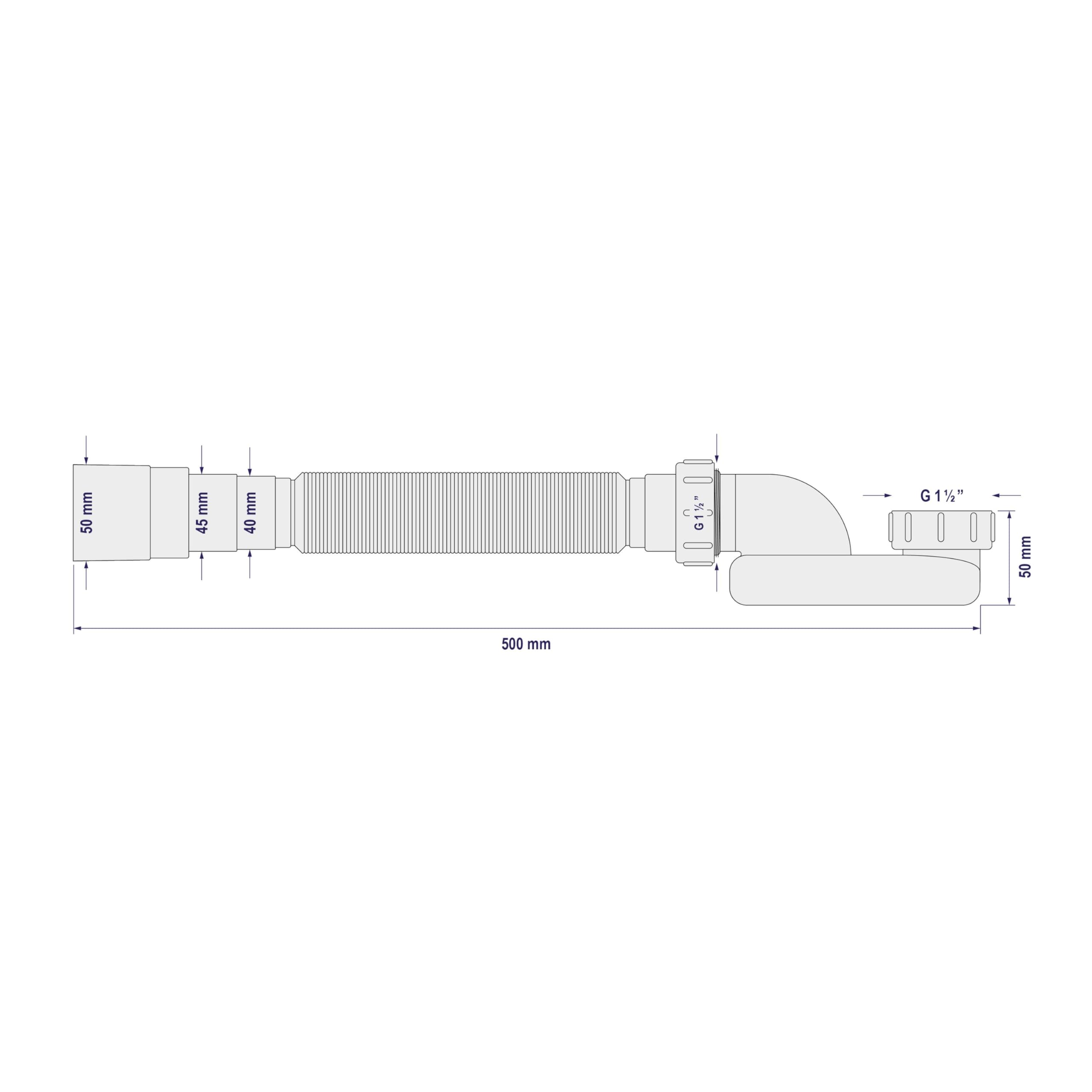 Set drenaggio e anti-odore per vasche freestanding