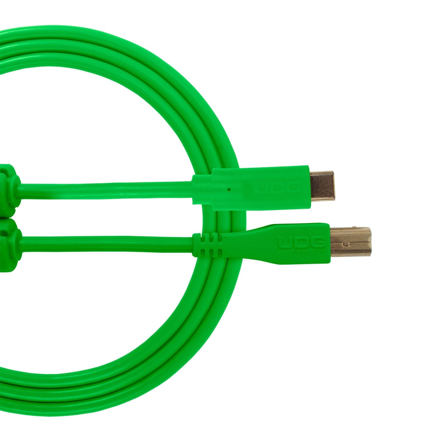 UDG Ultimate Straight USB-C To USB-B 2.0 Audio Cable (1.5m, green)