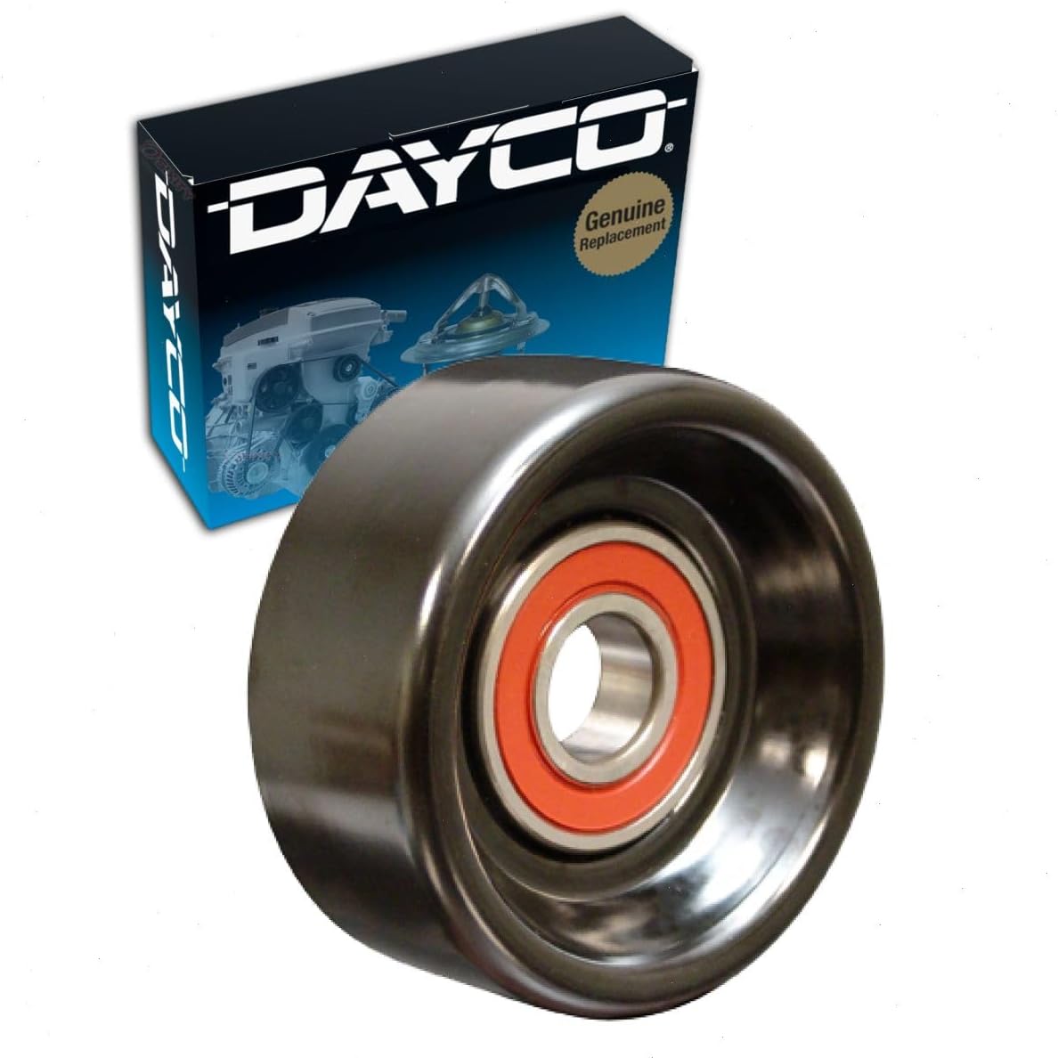 Dayco Drive Belt Idler Pulley compatible with Dodge Durango 5.7L V8 2004-2008
