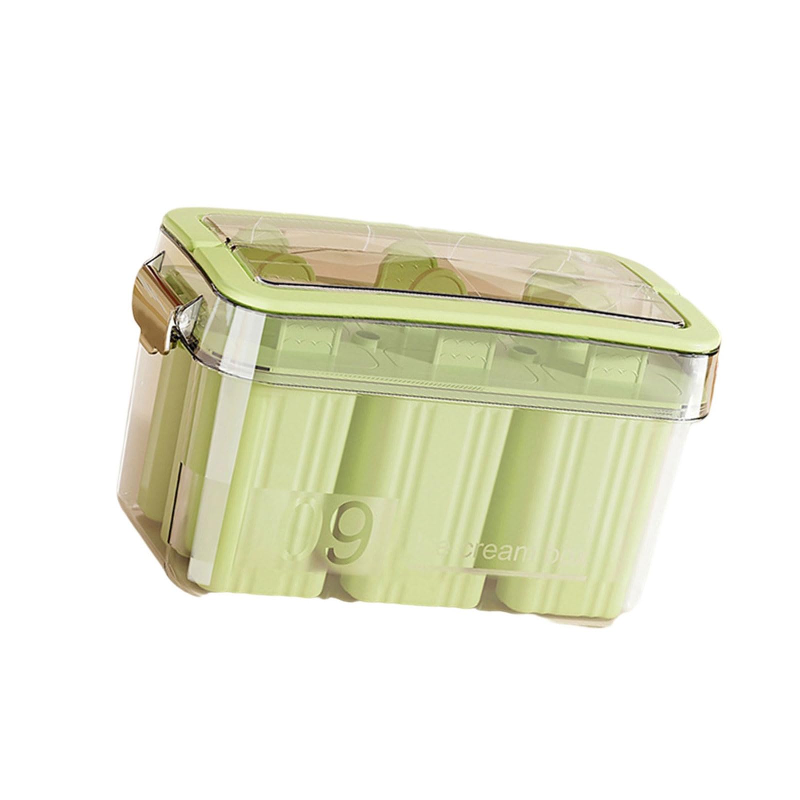 MALSSE Food Grade Ice Lolly Molds with Concealed Handle Ice Popsicles with Protective Lid for Chilling Dessert Lolly Molds with Stick