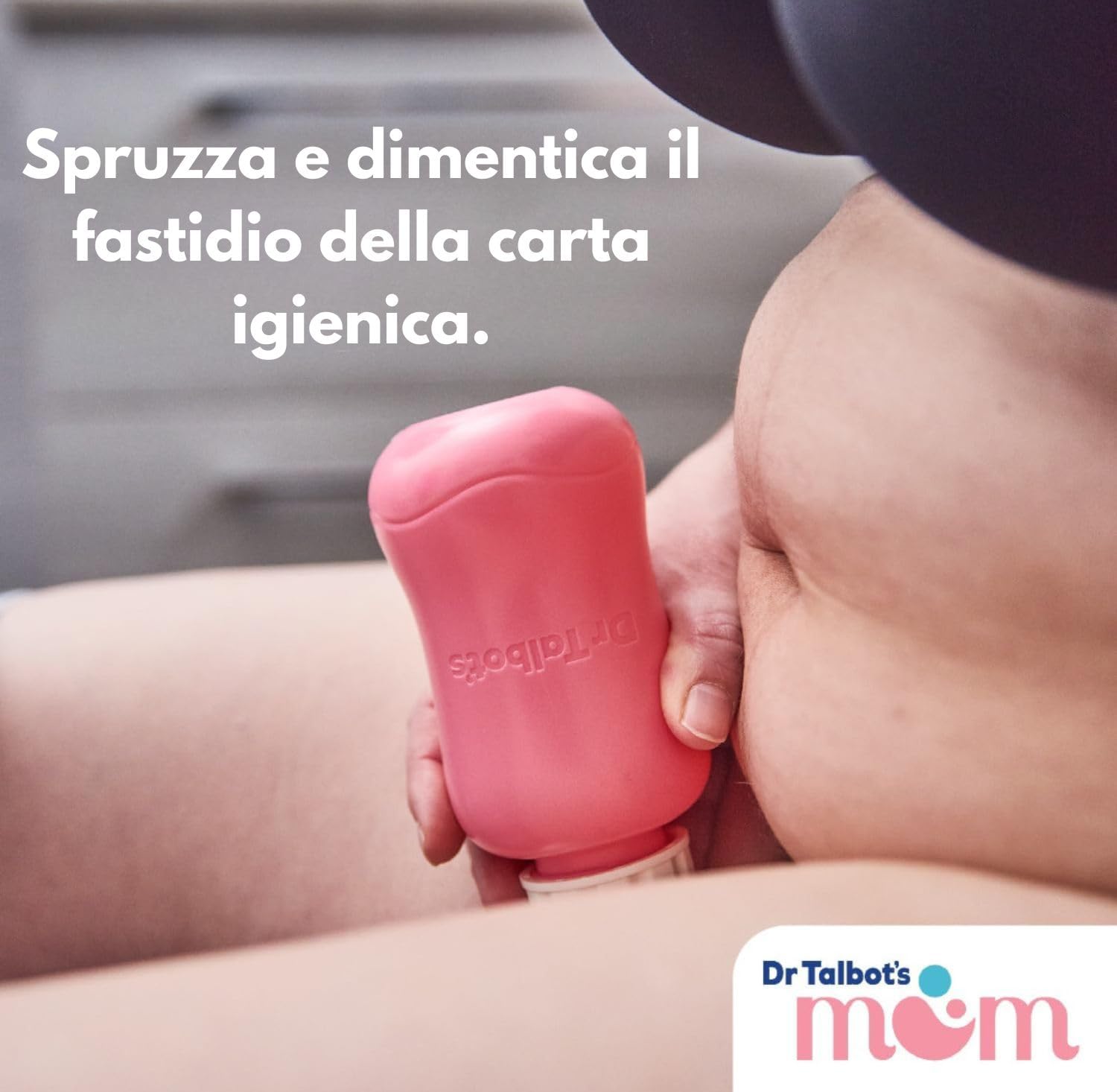 Nuby Dr. Talbot’s Mom Bidet Portatile Post-Parto 360ml | Silicone | Salute Materna | Con Borsa per la Conservazione