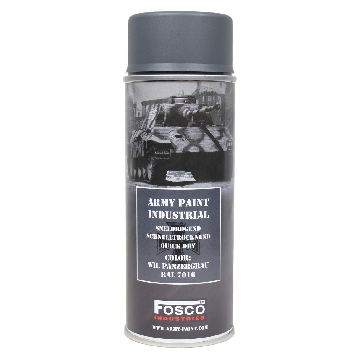 400ml Military Style SPRAY PAINT (Army Spray Paint - Panzer Grey)