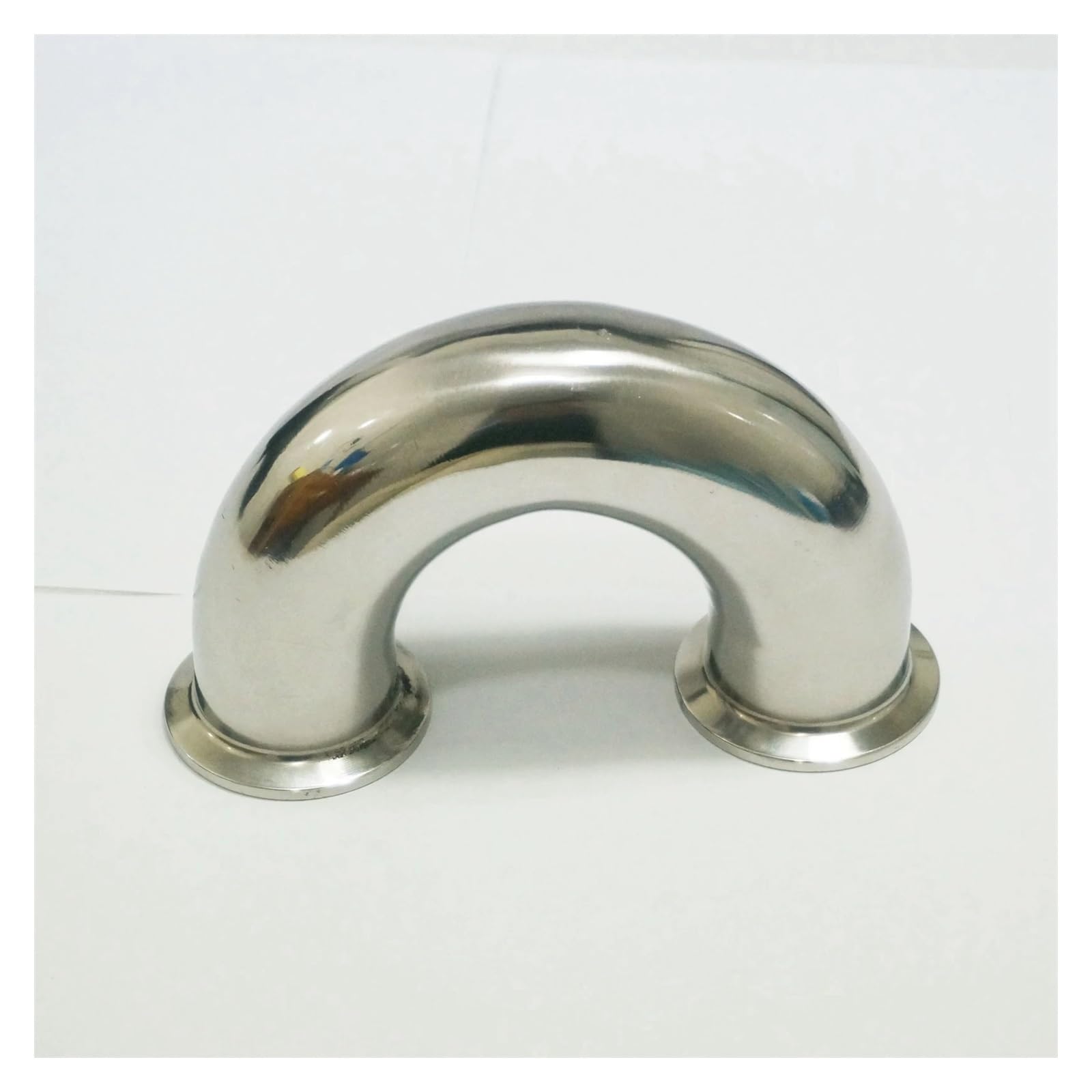 IDGTTLDF 38mm O/D 1.5" Tri Clamp 304 Stainless Steel 180 Degree Bend Three Pipe Fitting IDGTTLDF