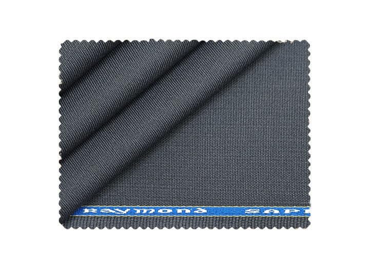 Wool Blend Fine Sapphire Suiting & unstiched Trouser Fabric (Cut size-1.3MTR)