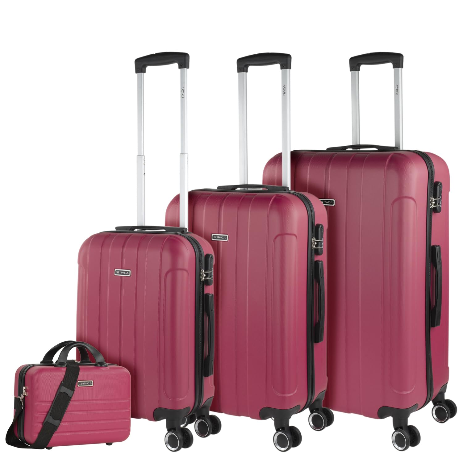 ITACA - Maleta Mediana con 4 Ruedas Giratorias para Viajes Largos Tipo Trolley Ideal como Maletas de Viaje Grandes 23 Kilos y Maleta Viaje Mediana Resistentes, Amarillo — view 46