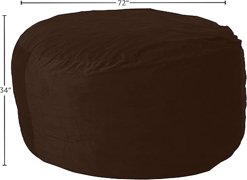 Miniatura 57 de Chill Sack - Funda para puf Microgamuza - Carbón - Solo funda,Microsuede - Chocolate - Solo funda,Microsuede - Azul marino - Solo funda,Guijarro -