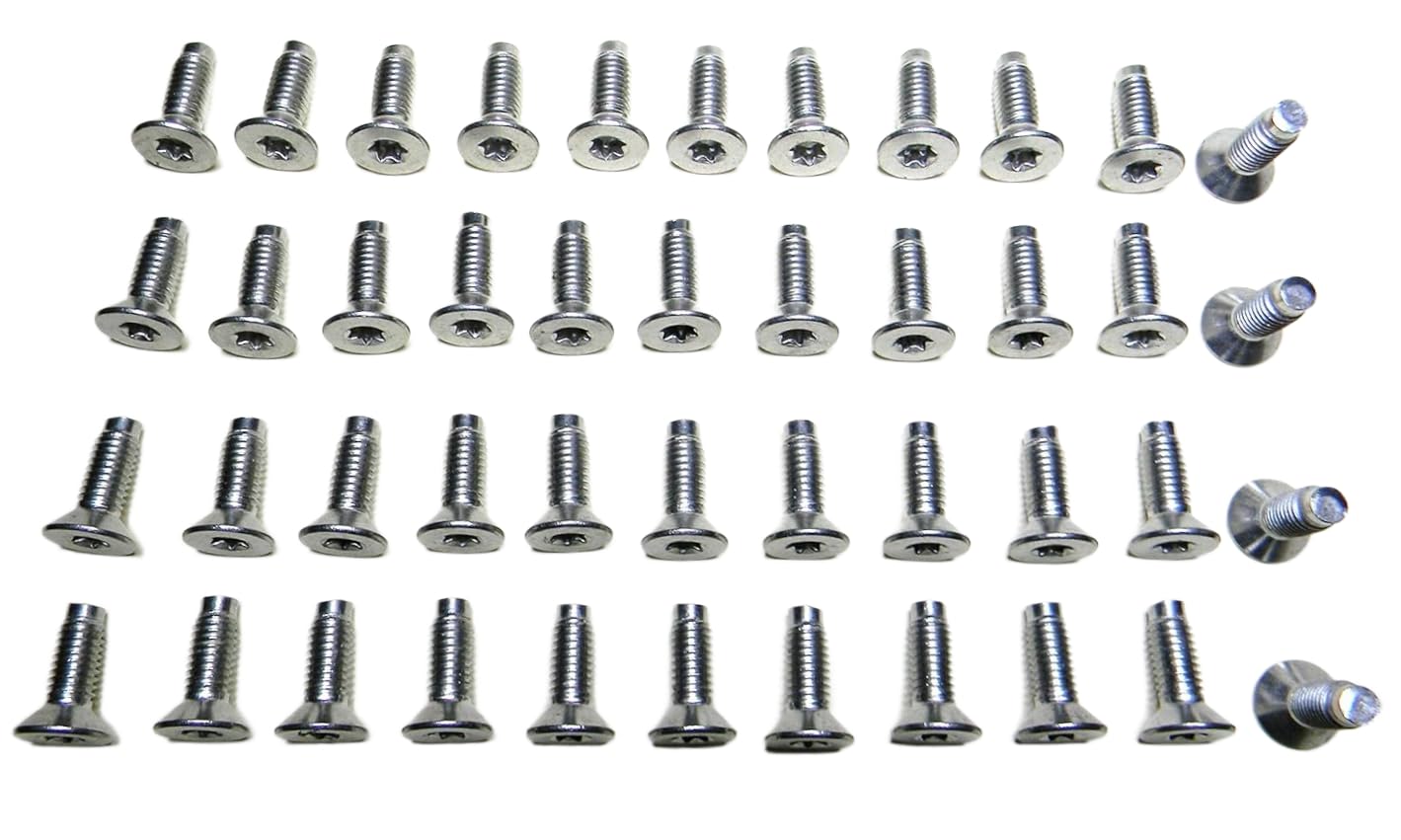 44 Ea / STAINLESS STEEL / 1976-2006 JEEP CJ / YJ / TJ WINDSHIELD / DOORS / TAILGATE / TORX SCREWS NEW