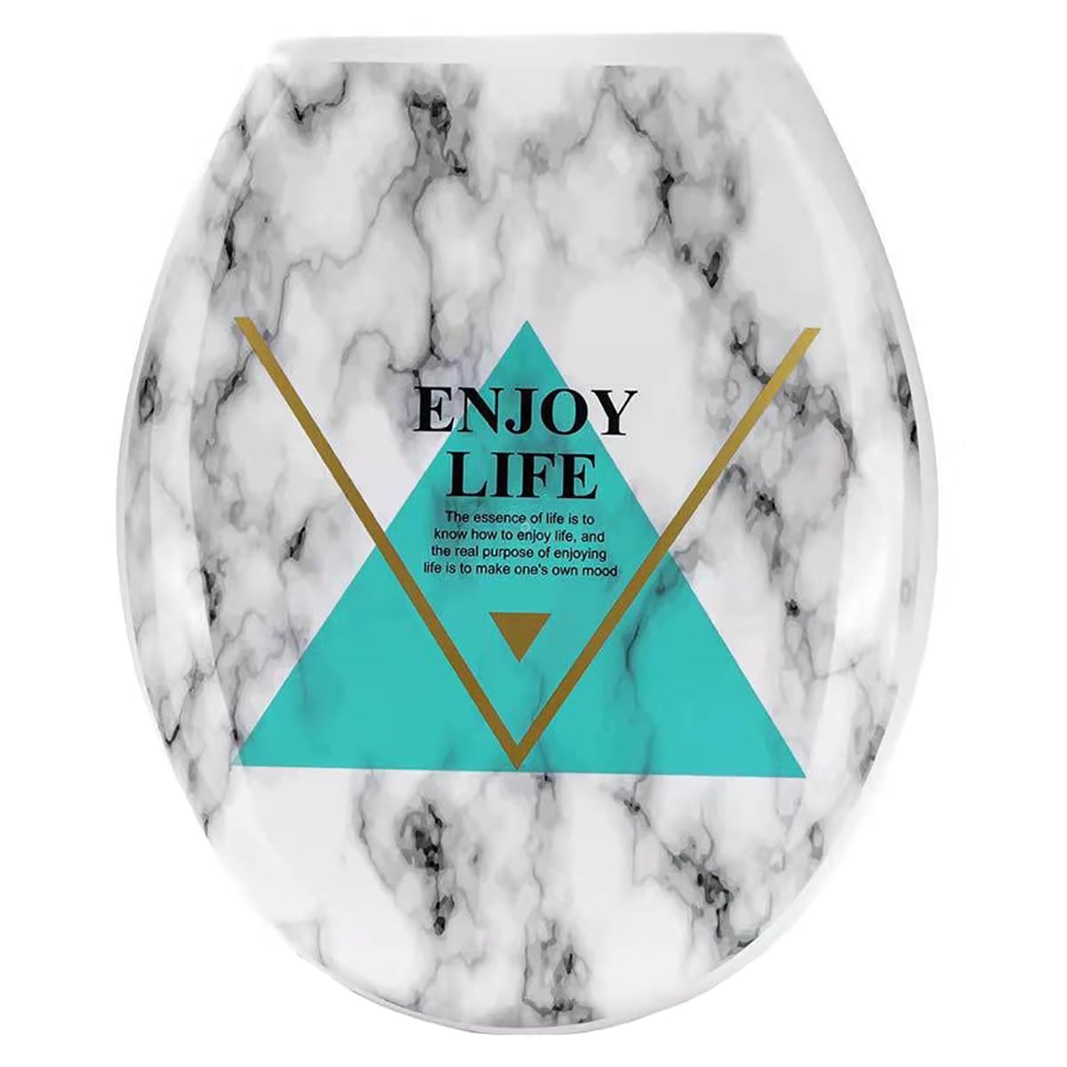 Soft Close Elongated Toilet seat, 17 no slam Quiet Toilet lid with Hinges, Quick Release for Easy Clean, pp Material, Elongated, slam, Close, Soft, Toilet, Quiet, seat, Toilet