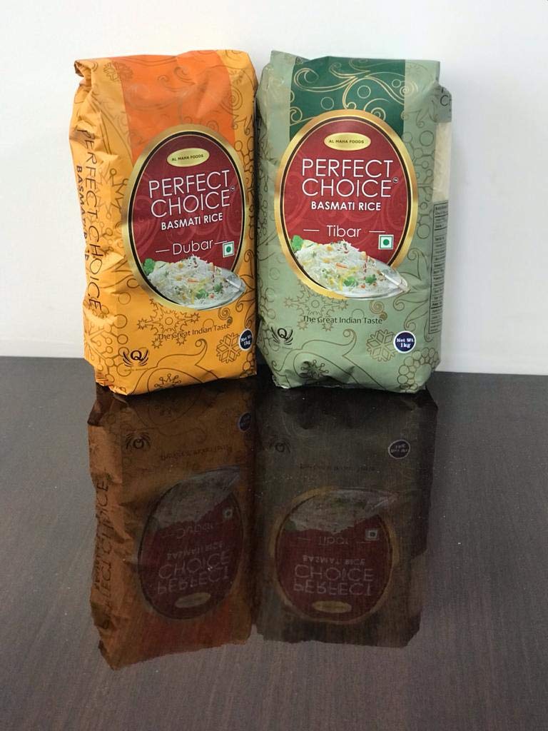 Perfect Choice Tibar & Dubar Basmati Rice Combo Pack (1Kg.+1Kg