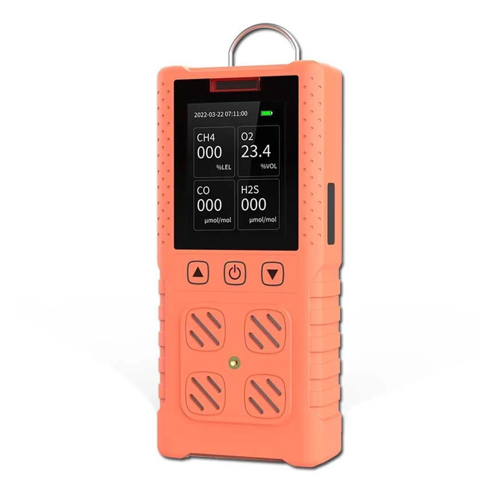 Ulsfvgaxrtk Dr850 Y Gas Detector, O2/H2s/Co/Lel Multi Gas Detector 4 In 1 Meter Oxygen Hydrogen Sulfide Carbon Monoxide Combustible Leak(Dr850 Y)